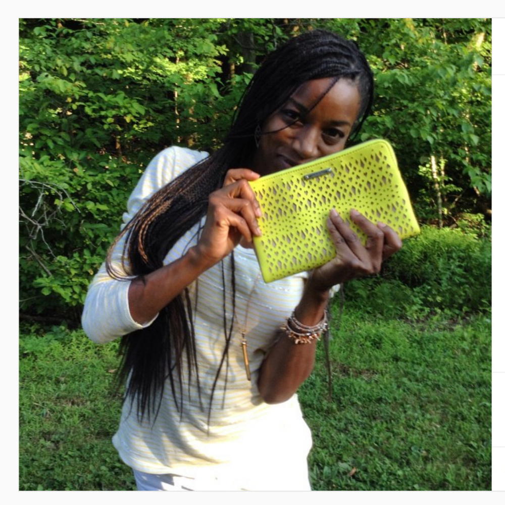 Stella & Dot Double Clutch in Citrine!